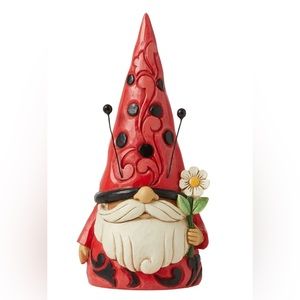 Jim Shore Cute As A Bug - Ladybug Gnome New